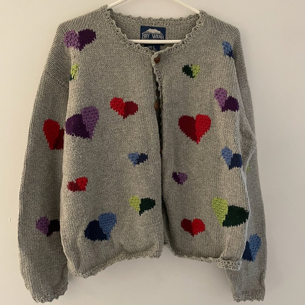 Cute Hand-knit Cardigan